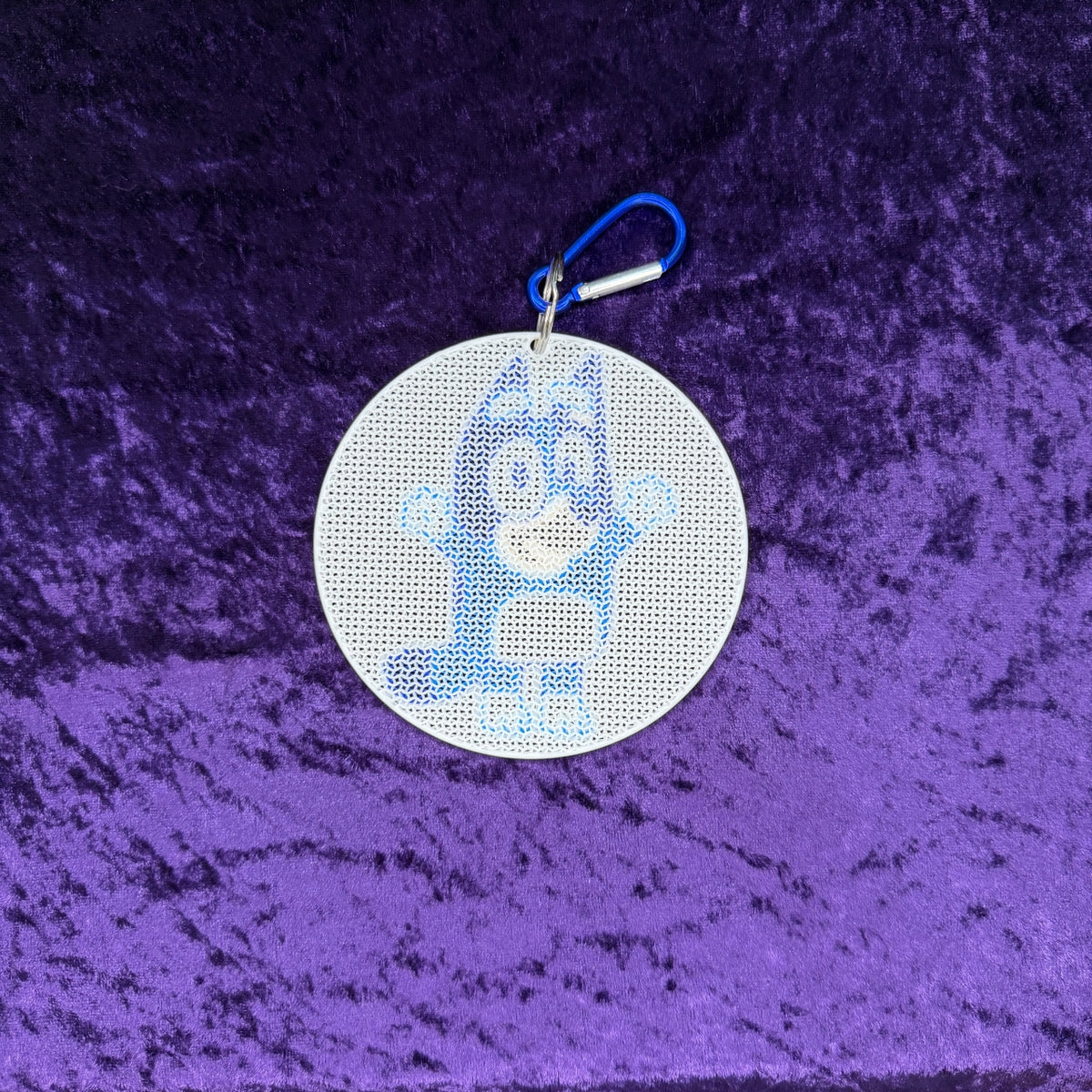 Bluey-Inspired 3D Printed Pin Keychain