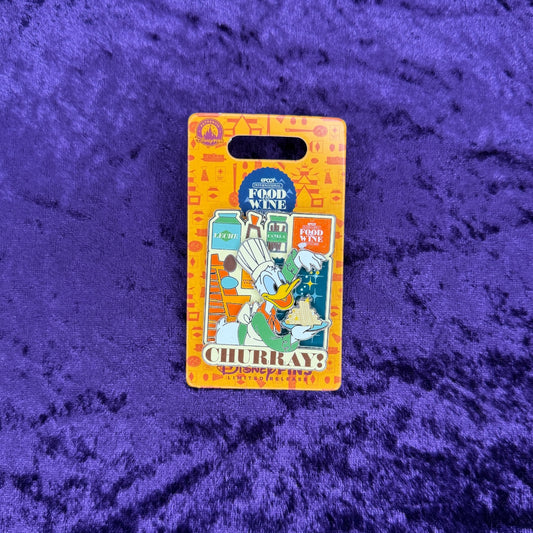 Donald Duck EPCOT International Food & Wine Festival 2026 Pin | Limited Release