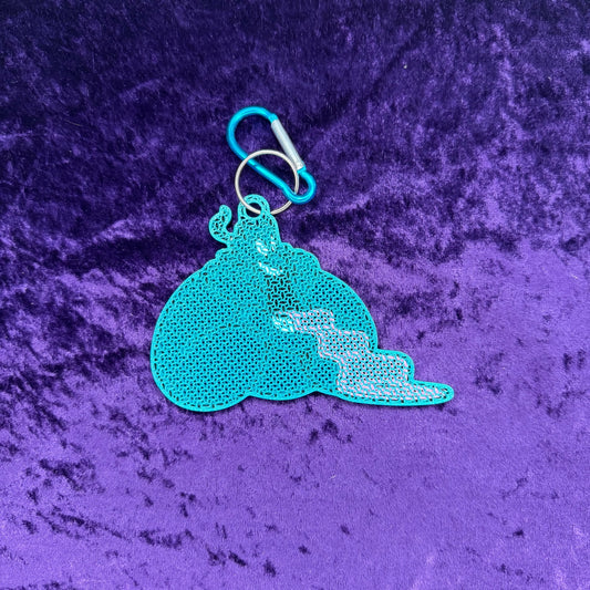 "Genie"-Inspired 3D Printed Pin Keychain