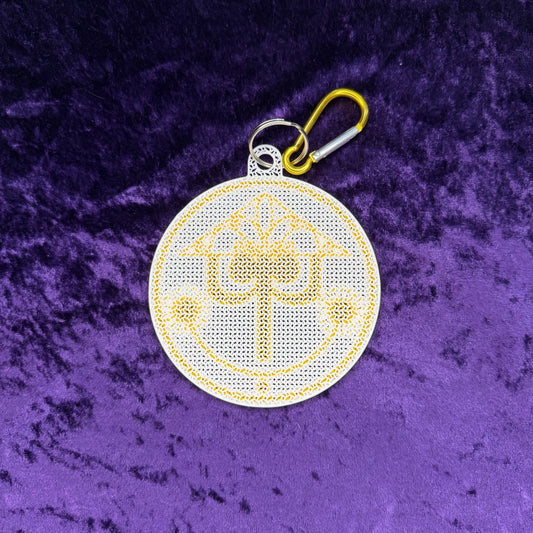 It's A Small World "Clock"-Inspired 3D Printed Pin Keychain