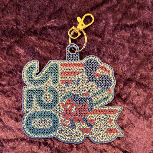 Mickey America 250 "Patriotic Mouse"-Inspired 3D Printed Pin Keychain