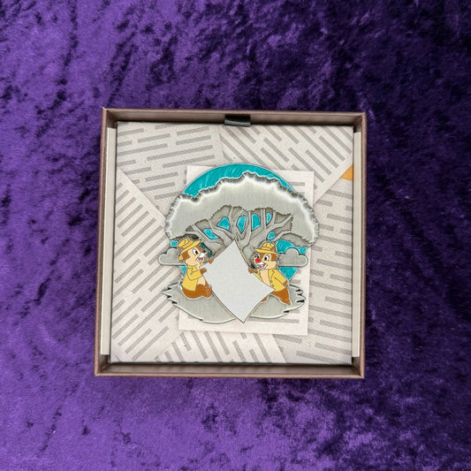 Chip and Dale Tree of Life Daring Detectives Mini Jumbo Pin LE4000