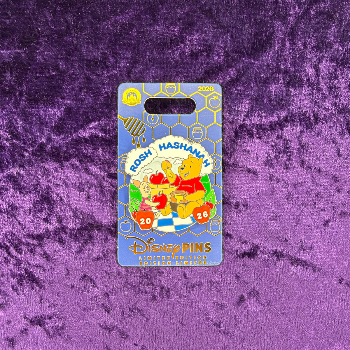 Winnie the Pooh & Piglet Rosh Hashanah 2026 Pin | Limited Edition 2500