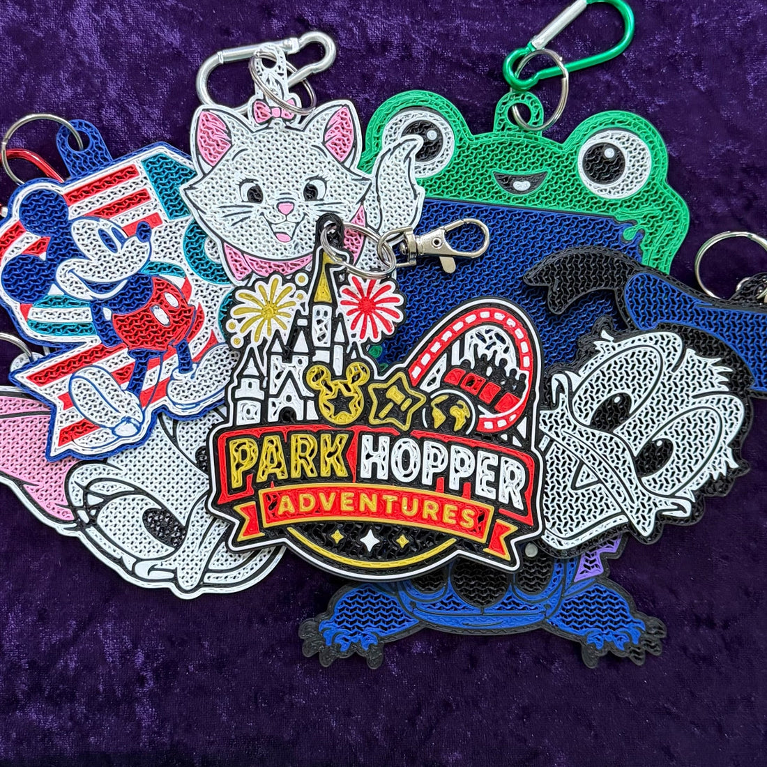 Pin Keychains - Custom 3D Printed