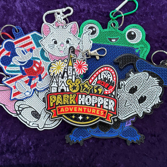 Pin Keychains - Custom 3D Printed