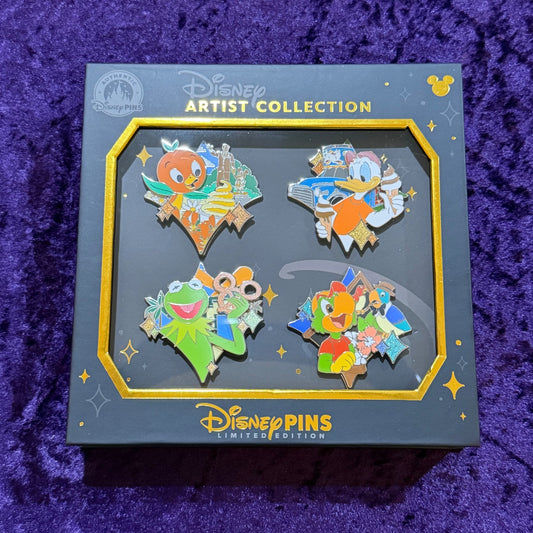 Disney Theme Park Snacks Artist Collection 4-Pin Box Set | July 2026 LE2500