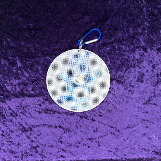 Bluey-Inspired 3D Printed Pin Keychain