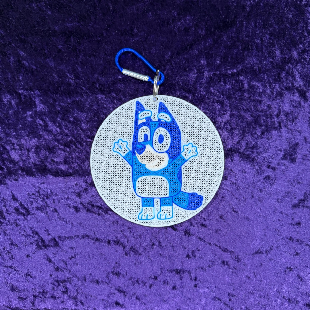 Bluey-Inspired 3D Printed Pin Keychain