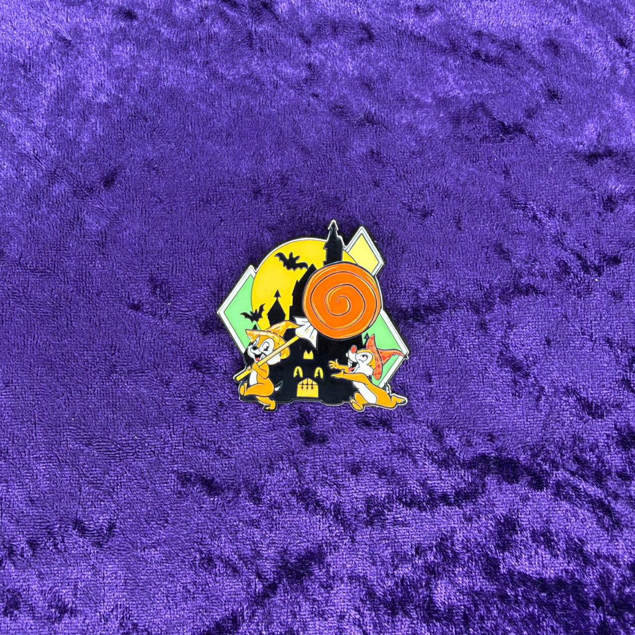 Chip & Dale Glow-in-the-Dark Happy Halloween Pin | Disney Parks