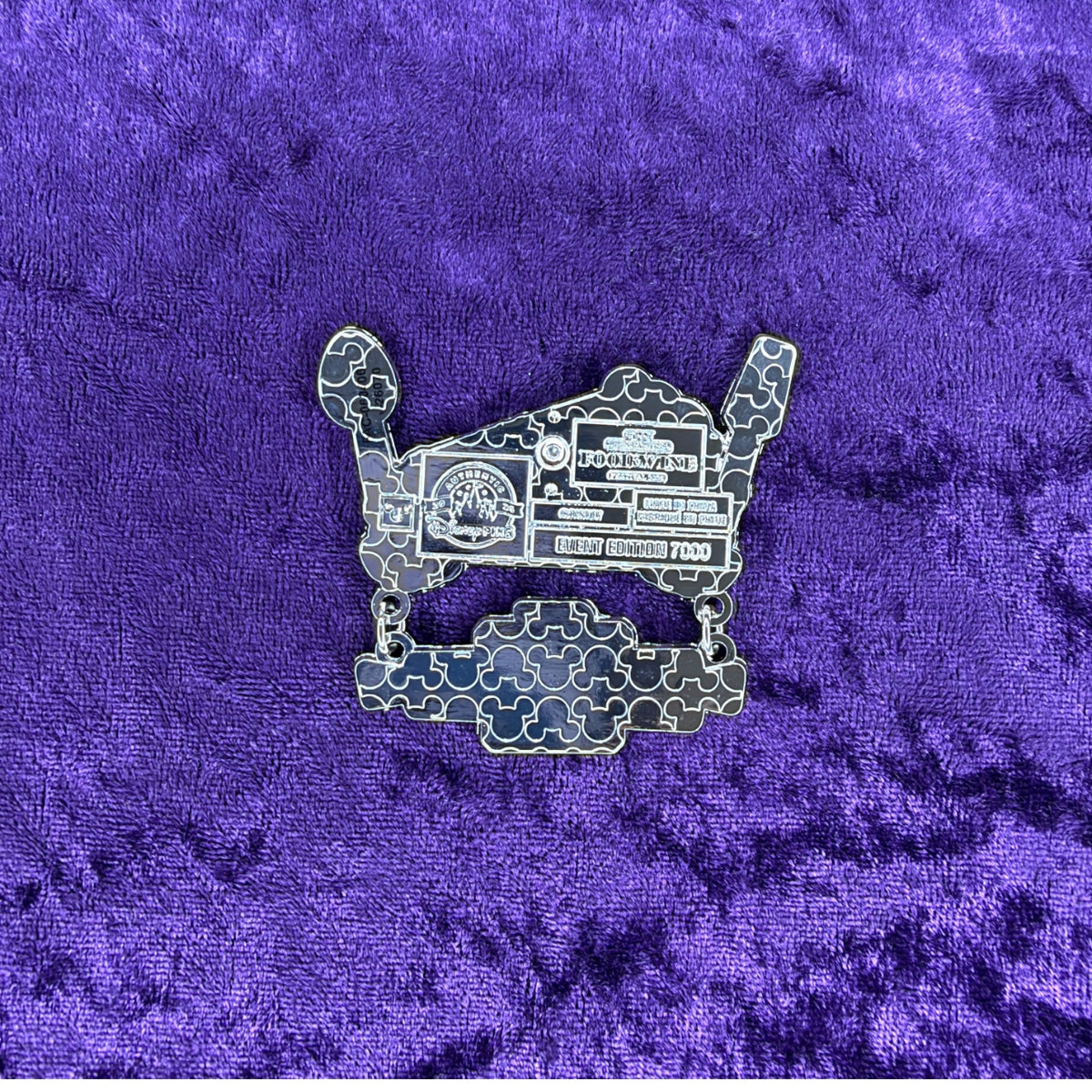 Chip & Dale “Taste Buds” Dangle Pin | EPCOT Food & Wine Festival 2026 | LE 7000