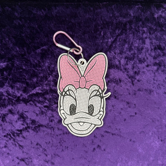 Daisy Duck-Inspired 3D Printed Pin Keychain