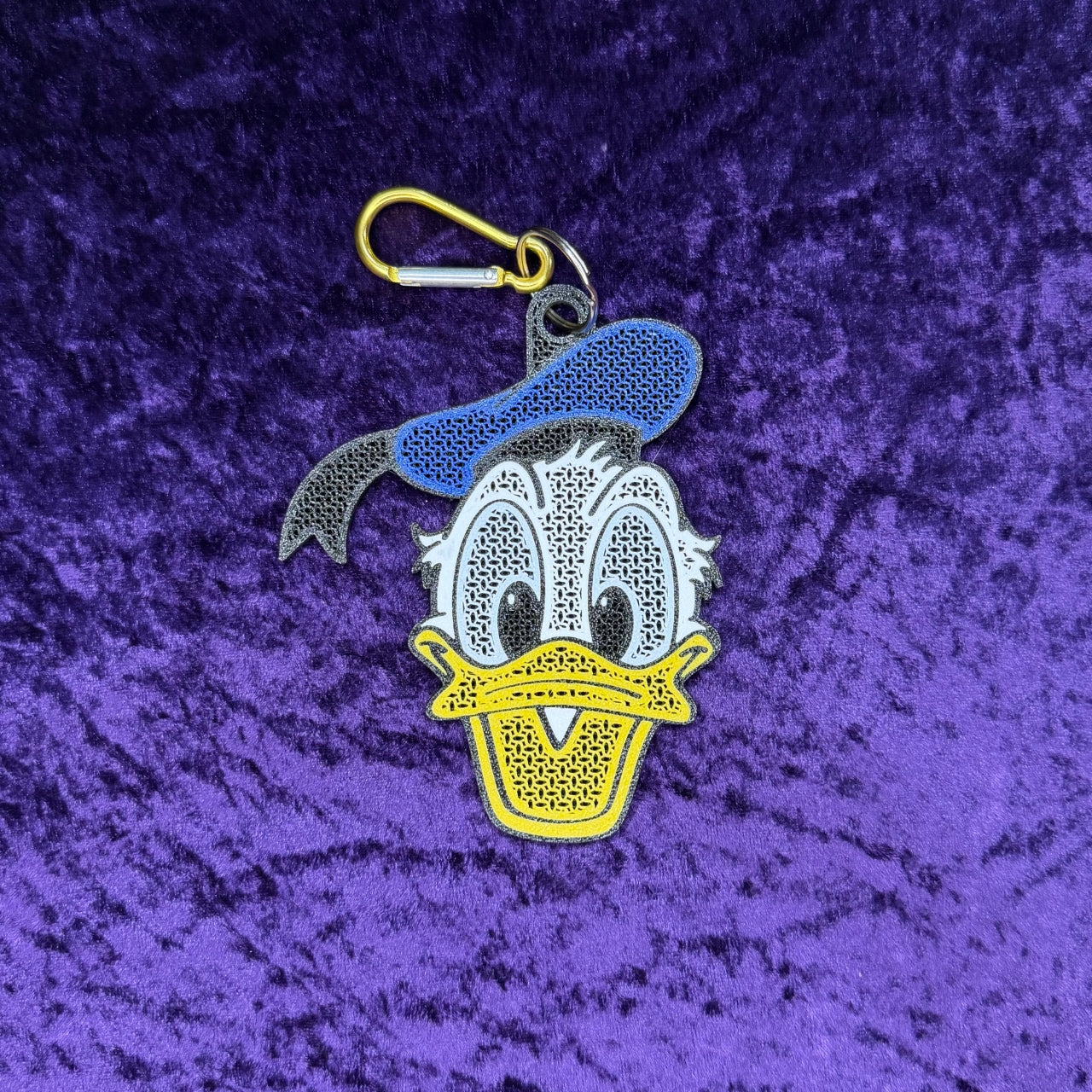 Donald Duck-Inspired 3D Printed Pin Keychain