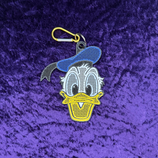 Donald Duck-Inspired 3D Printed Pin Keychain
