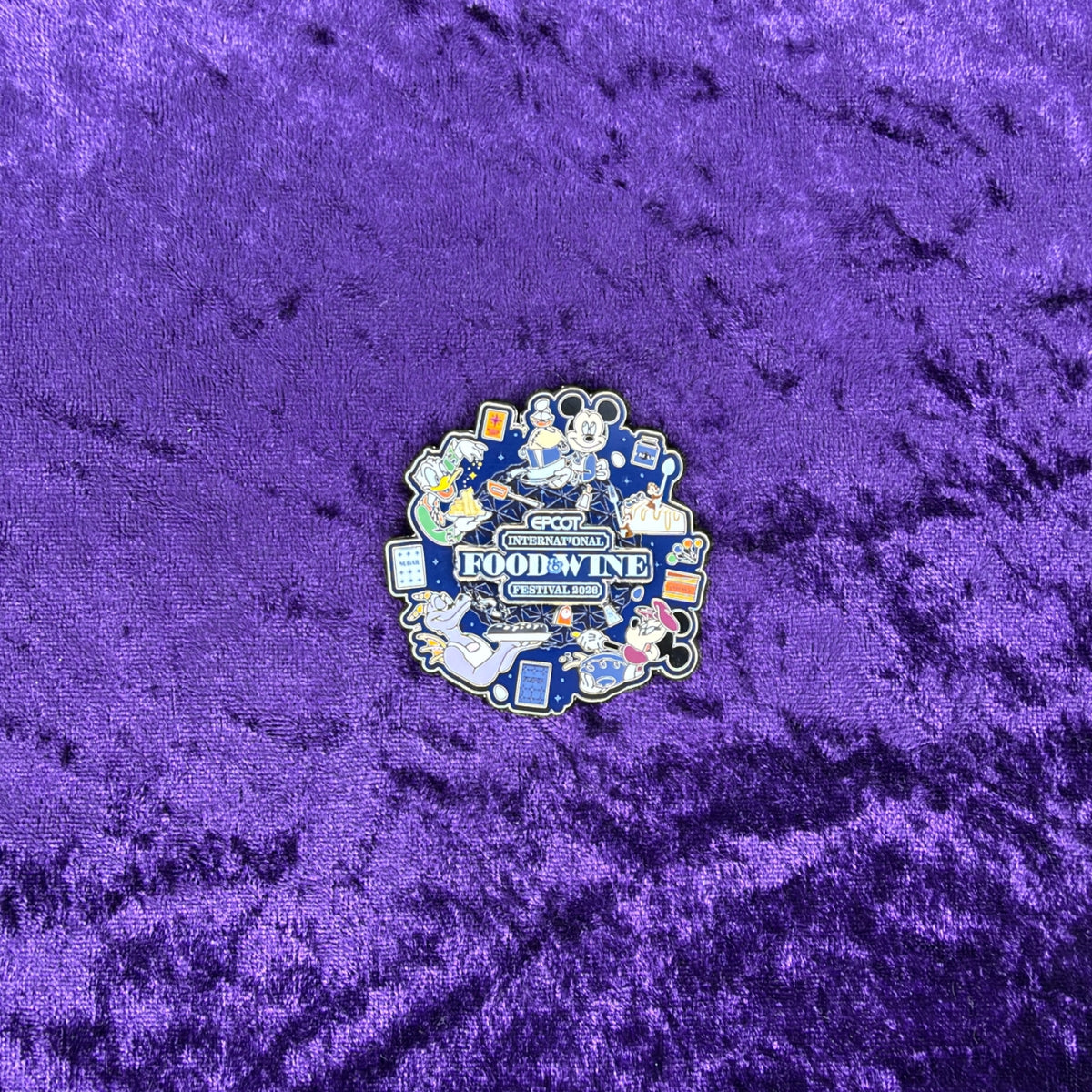 EPCOT Character Cluster | 2026 Food & Wine Festival Limited Release Pin