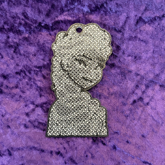 Elsa "Snow Queen" Inspired 3D Printed Pin Keychain