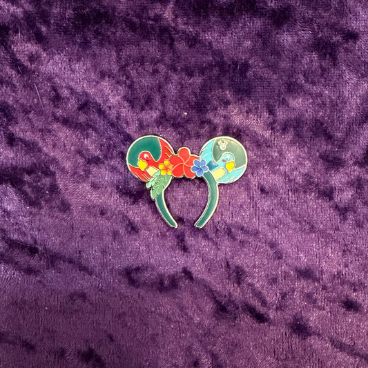 Enchanted Tiki Birds Headband Pin | Disneyland Resort 2026 Wave A Hidden Disney