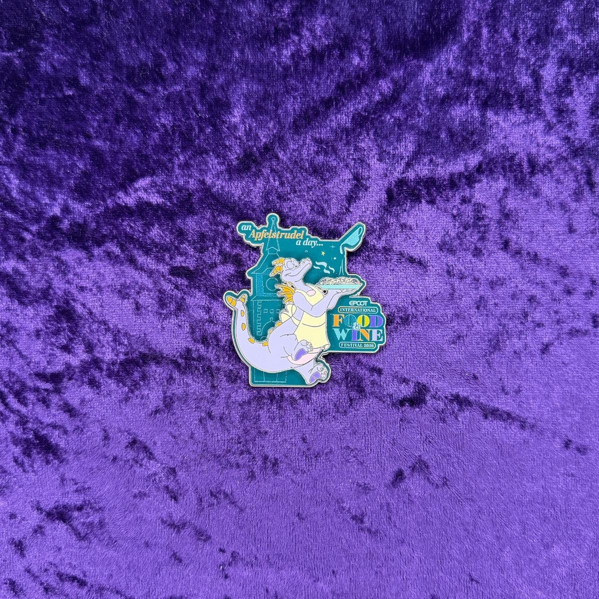Figment “An Apfelstrudel a Day…” EPCOT International Food & Wine Festival 2026 Pin | LR