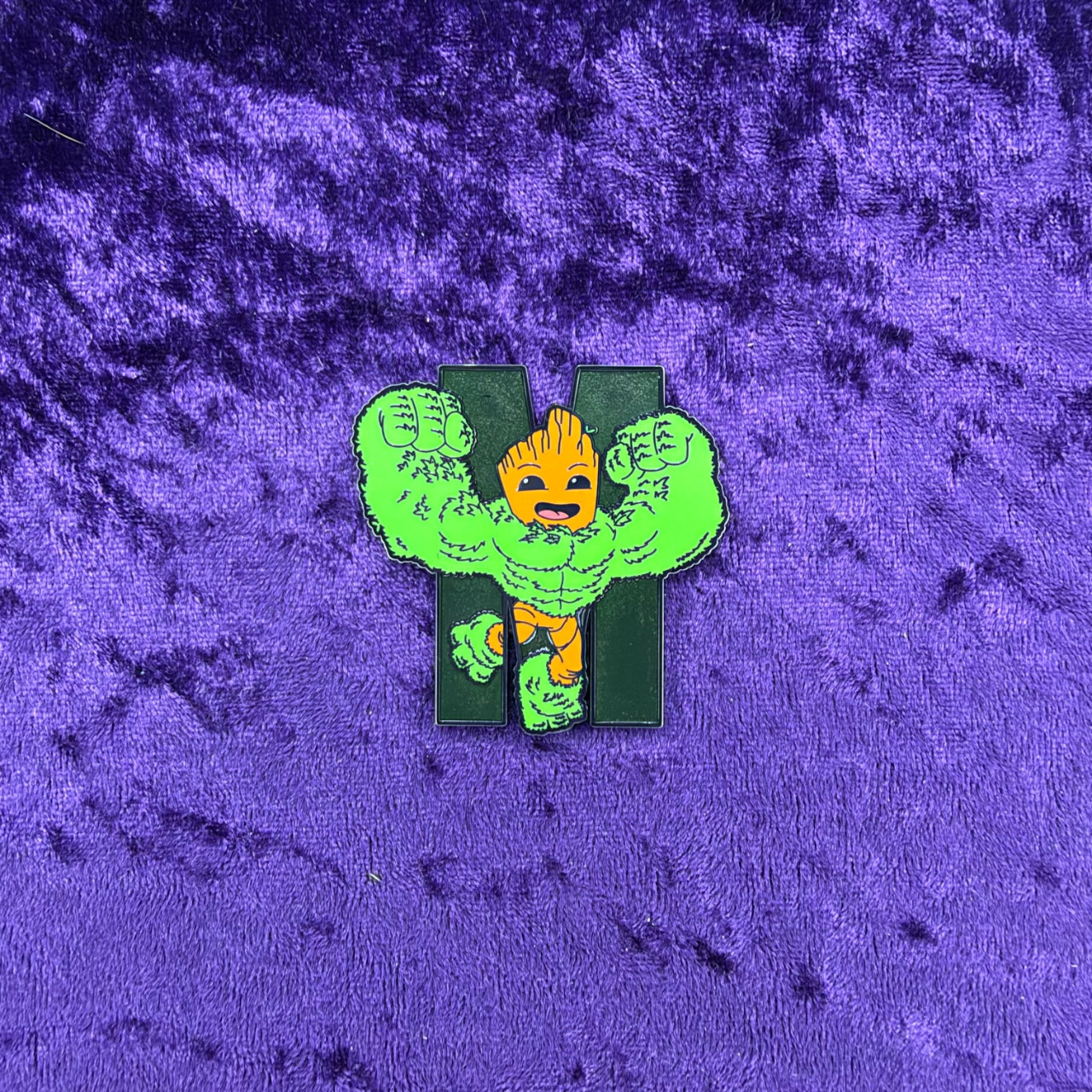 Groot as Hulk “M” Pin | We Are Groot Mystery Series