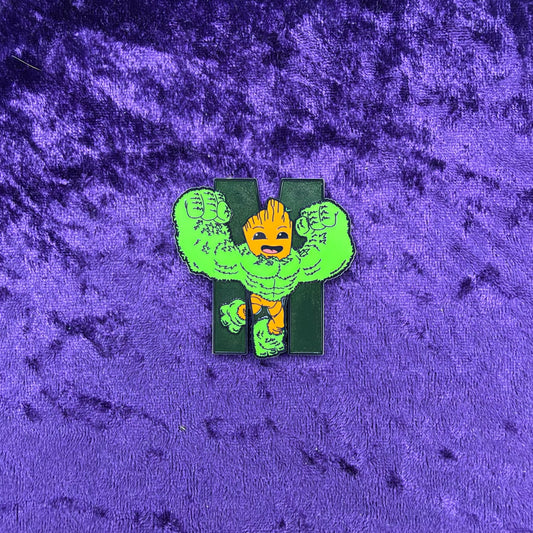 Groot as Hulk “M” Pin | We Are Groot Mystery Series