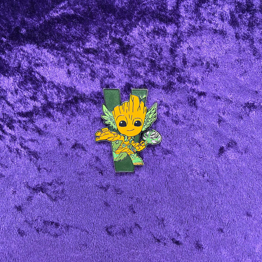 Groot as Thor “V” Pin | We Are Groot Mystery Series