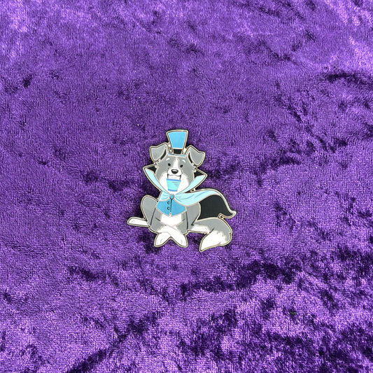 Hatbox Ghost Dog Pin | Cats & Dogs Halloween