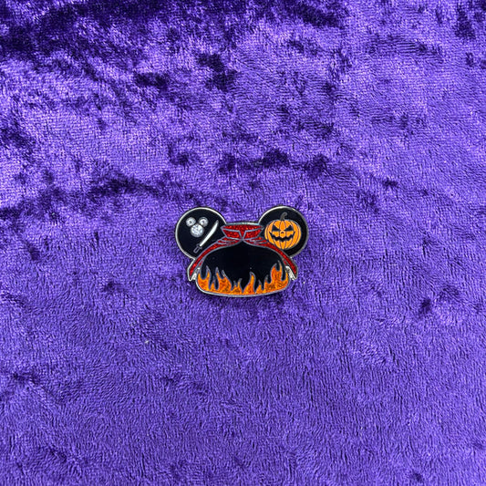 Headless Horseman Ear Headband Super Chaser Pin | WDW 2024 Hidden Disney Blue Bag