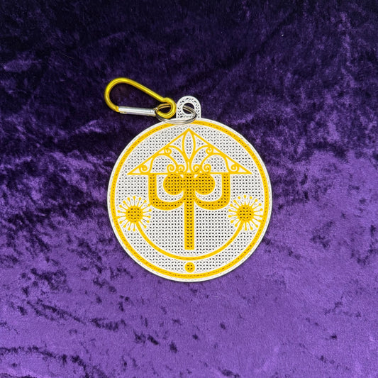 It's A Small World "Clock"-Inspired 3D Printed Pin Keychain