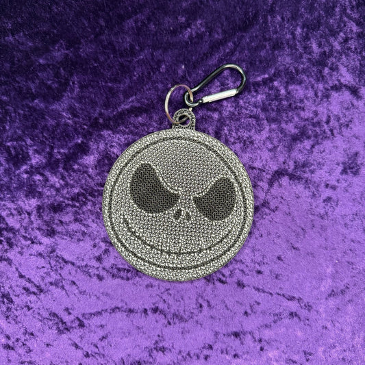 Jack Skellington-Inspired 3D Printed Pin Keychain