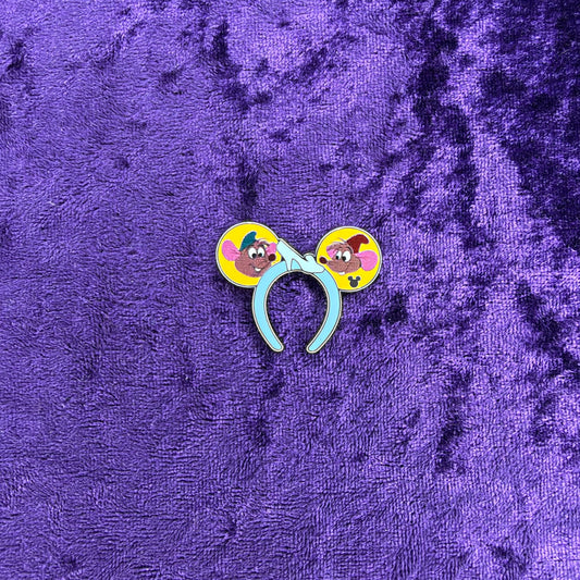 Jaq and Gus Headband Chaser Pin | Walt Disney World 2026 Wave A Hidden Disney