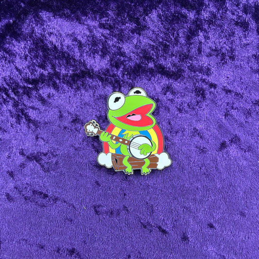 Kermit with Banjo and Rainbow Pin | The Muppets