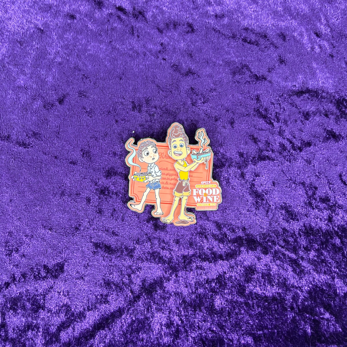 Luca & Alberto EPCOT International Food & Wine Festival 2026 Passholder Pin | Limited Release
