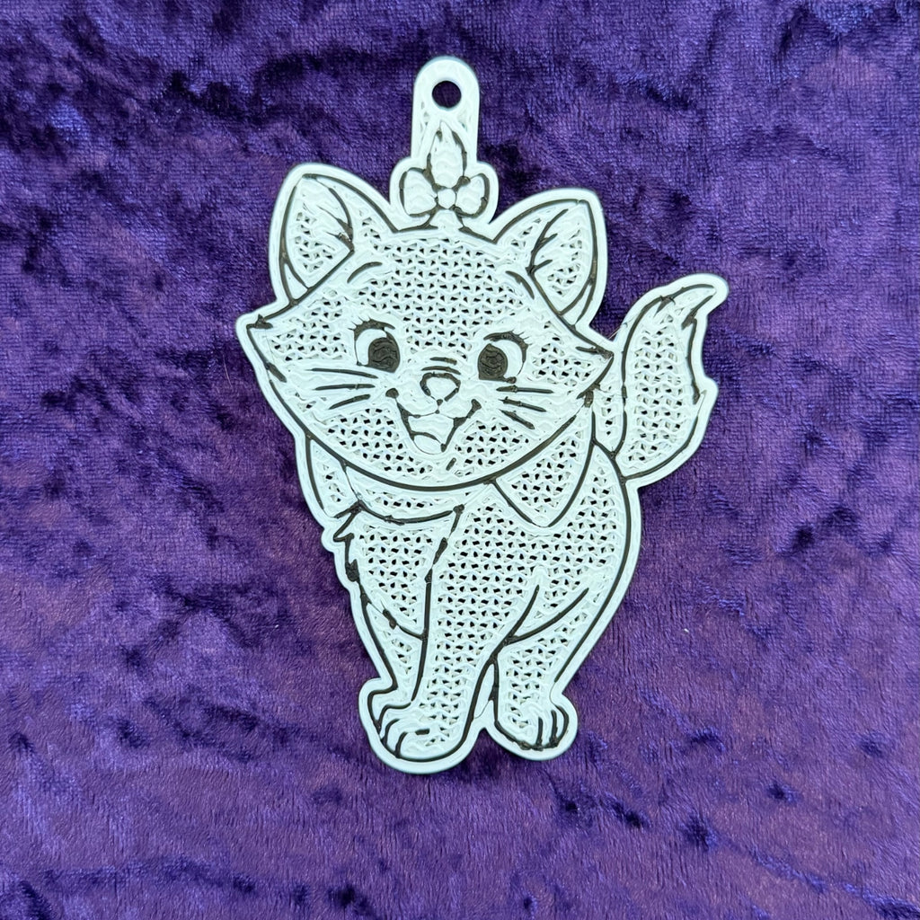 Marie "Everybody Wants To Be a Cat" Pin Holder Keychain
