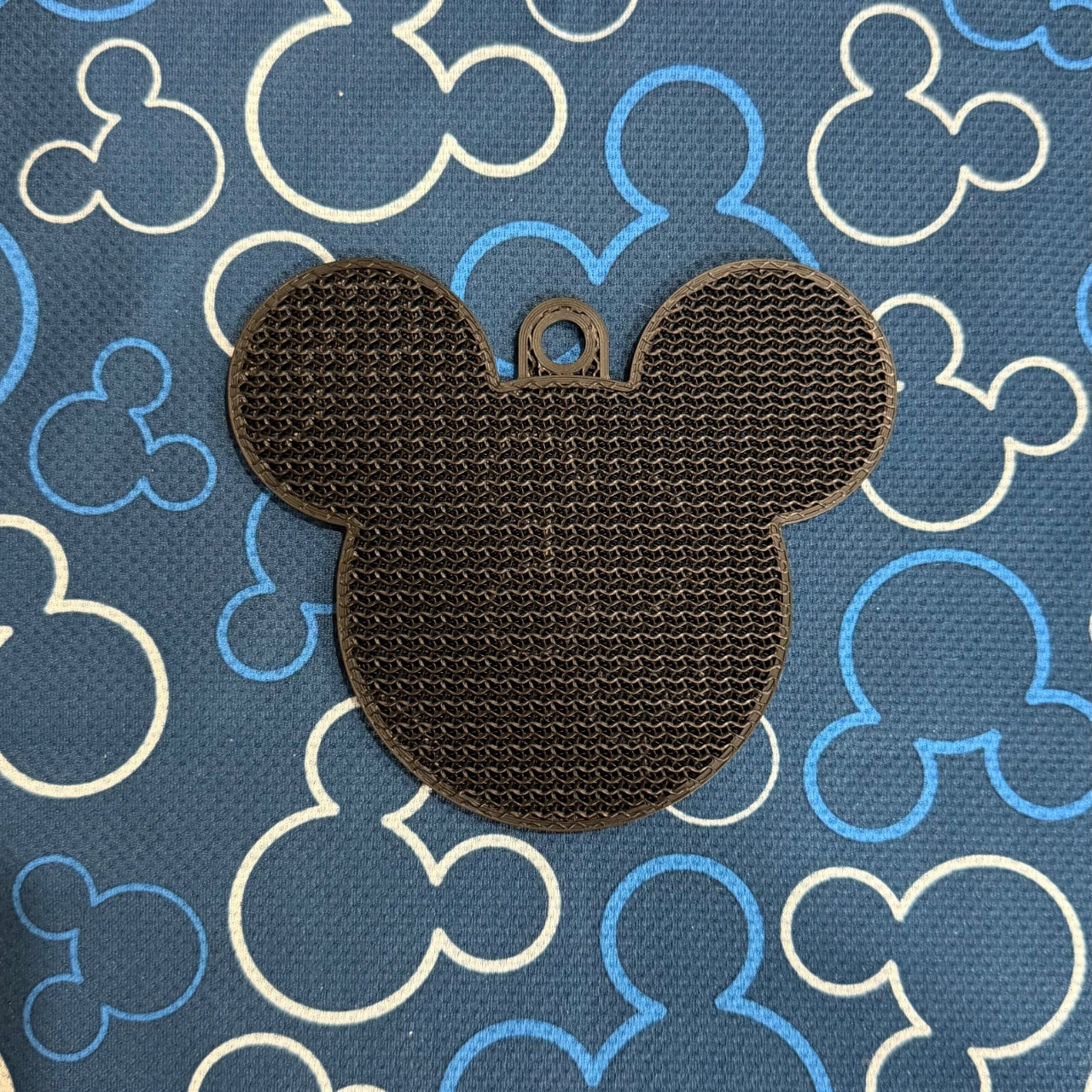 Mickey Mouse Pin Holder Keychain - Black - Park Hopper Adventures