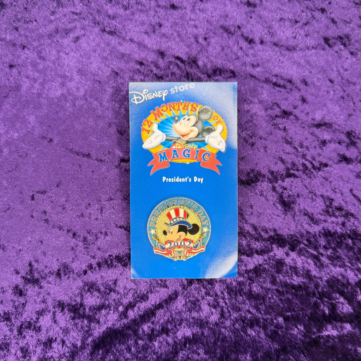 Mickey Mouse President’s Day 2002 Pin | Disney Store 12 Months of Magic