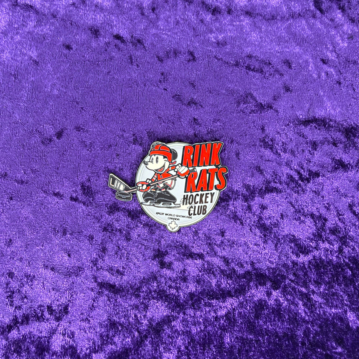 Mickey Mouse Rink Rats Hockey Club Pin | EPCOT World Showcase Canada
