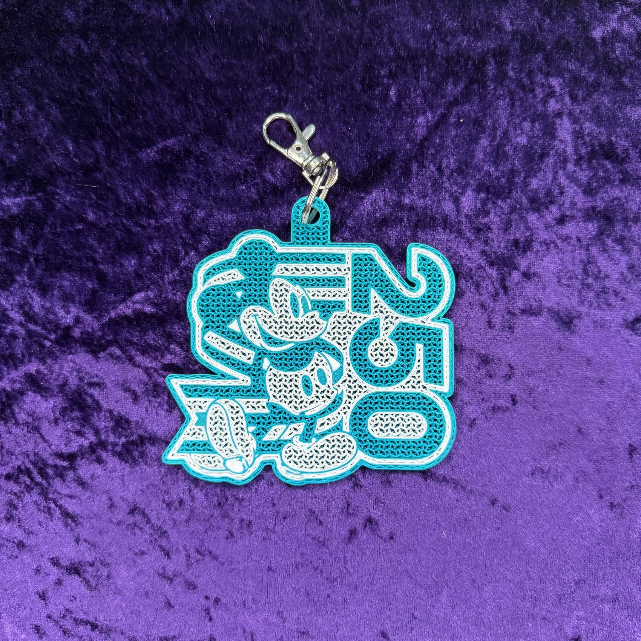 Mickey America 250 "Patriotic Mouse"-Inspired 3D Printed Pin Keychain