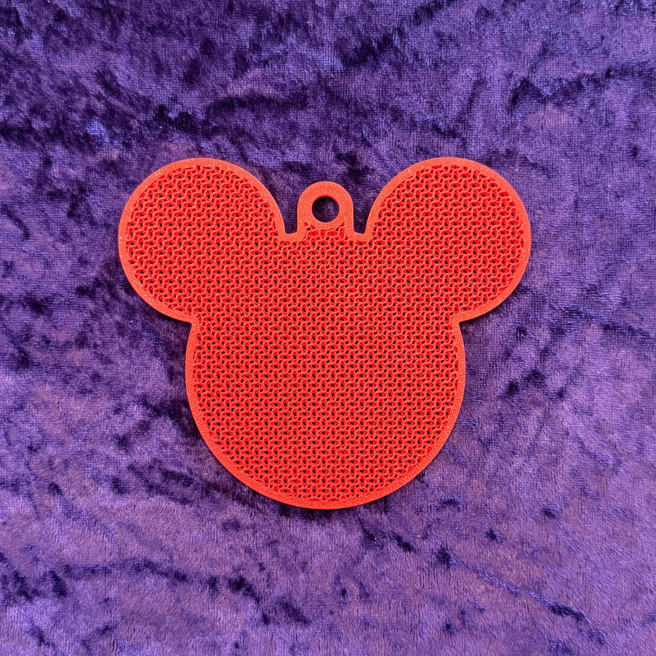 Mickey Mouse Pin Holder Keychain - Various Colors