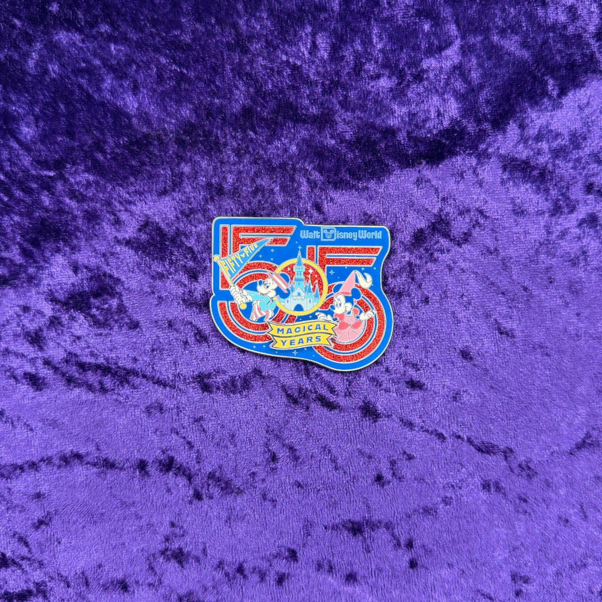 Mickey & Minnie Walt Disney World 55 Magical Years Pin | LE 5000
