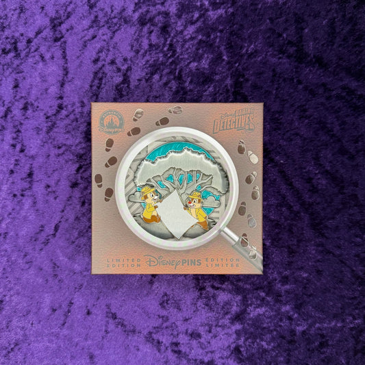 Chip and Dale Tree of Life Daring Detectives Mini Jumbo Pin LE4000