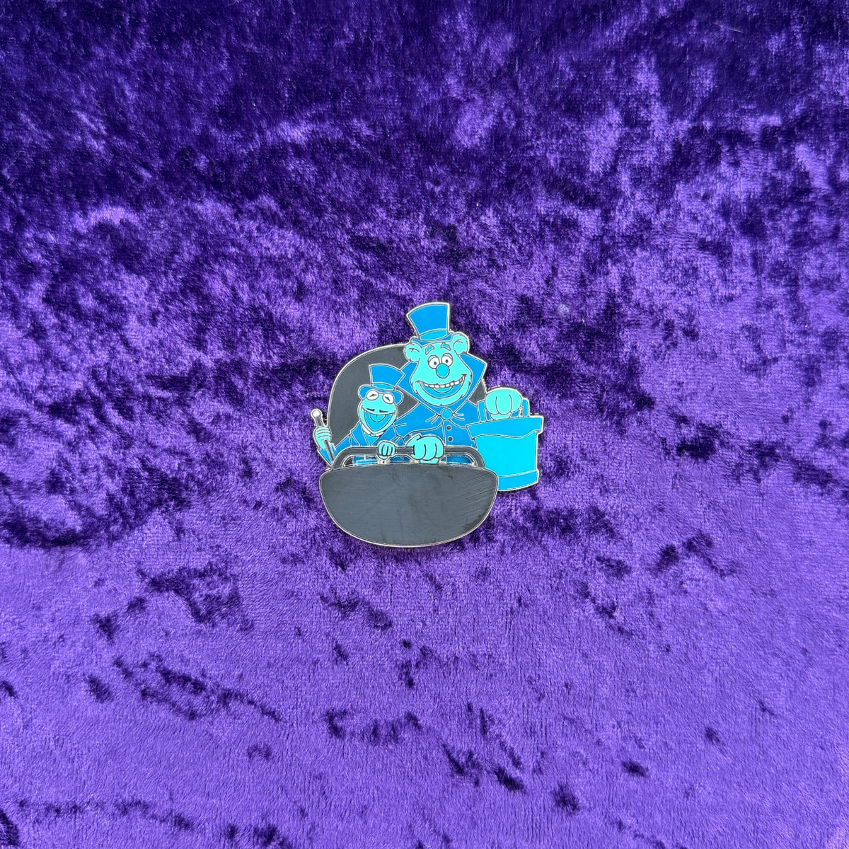 Muppets Haunted Mansion Kermit & Fozzie Doom Buggy Pin