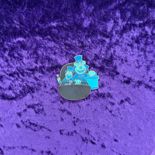 Muppets Haunted Mansion Kermit & Fozzie Doom Buggy Pin