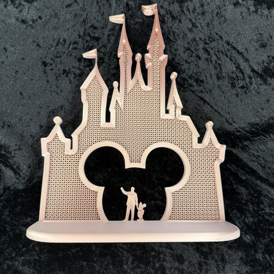 Partners Castle-Inspired 3D Printed Pin Display Board – Rose Gold