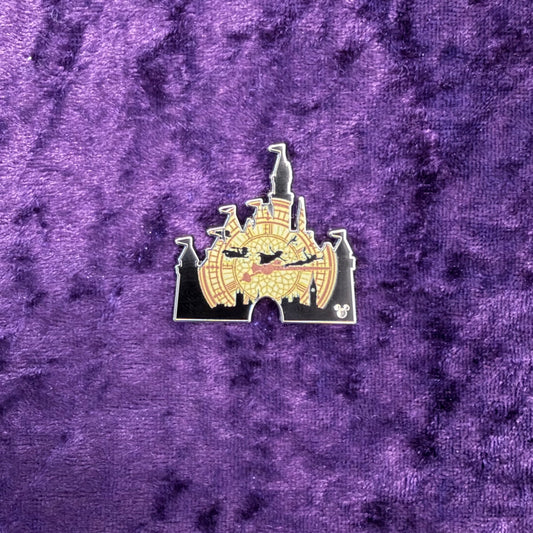 Peter Pan Castle Pin | Disneyland Resort 2026 Wave A Hidden Disney - Park Hopper Adventures