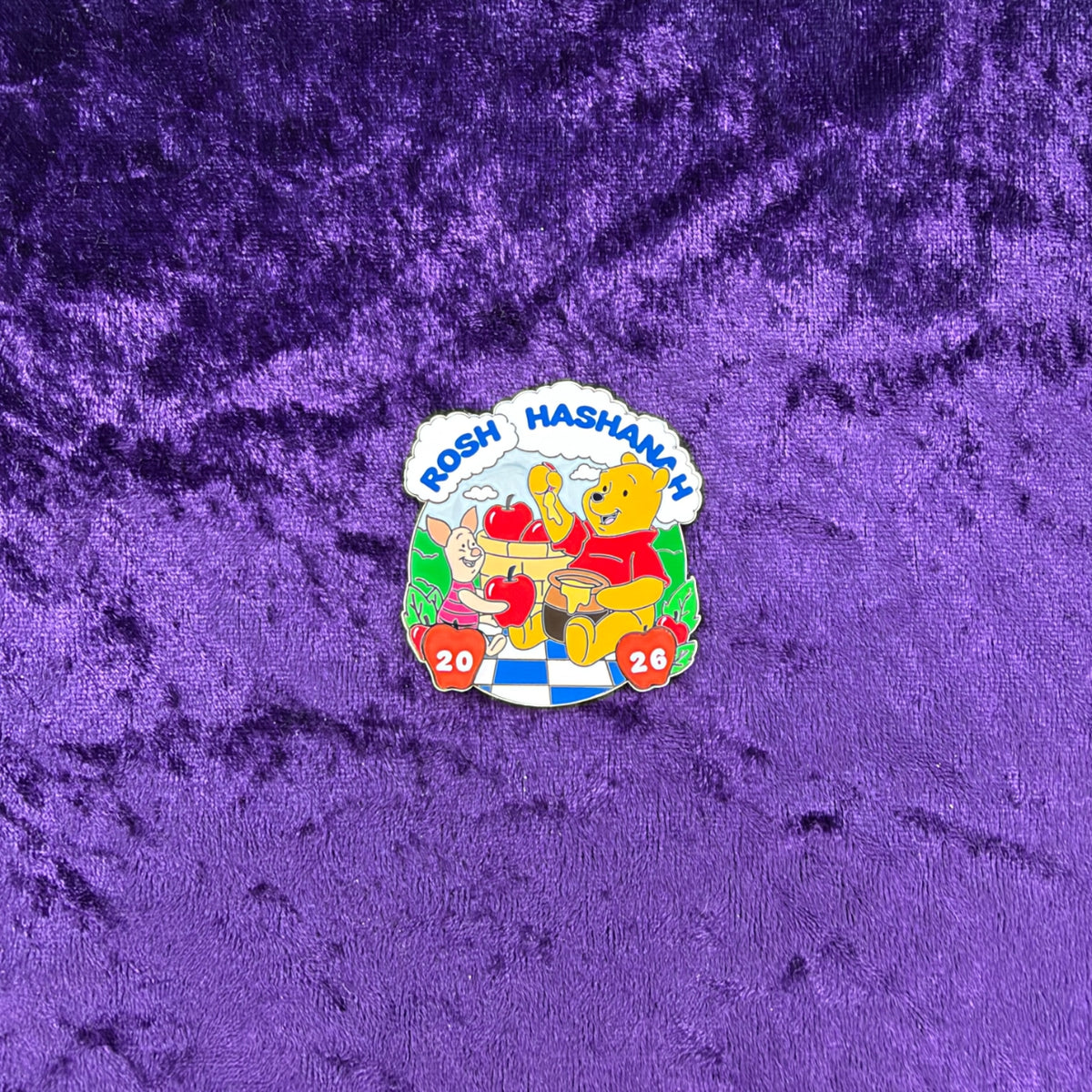 Winnie the Pooh & Piglet Rosh Hashanah 2026 Pin | Limited Edition 2500