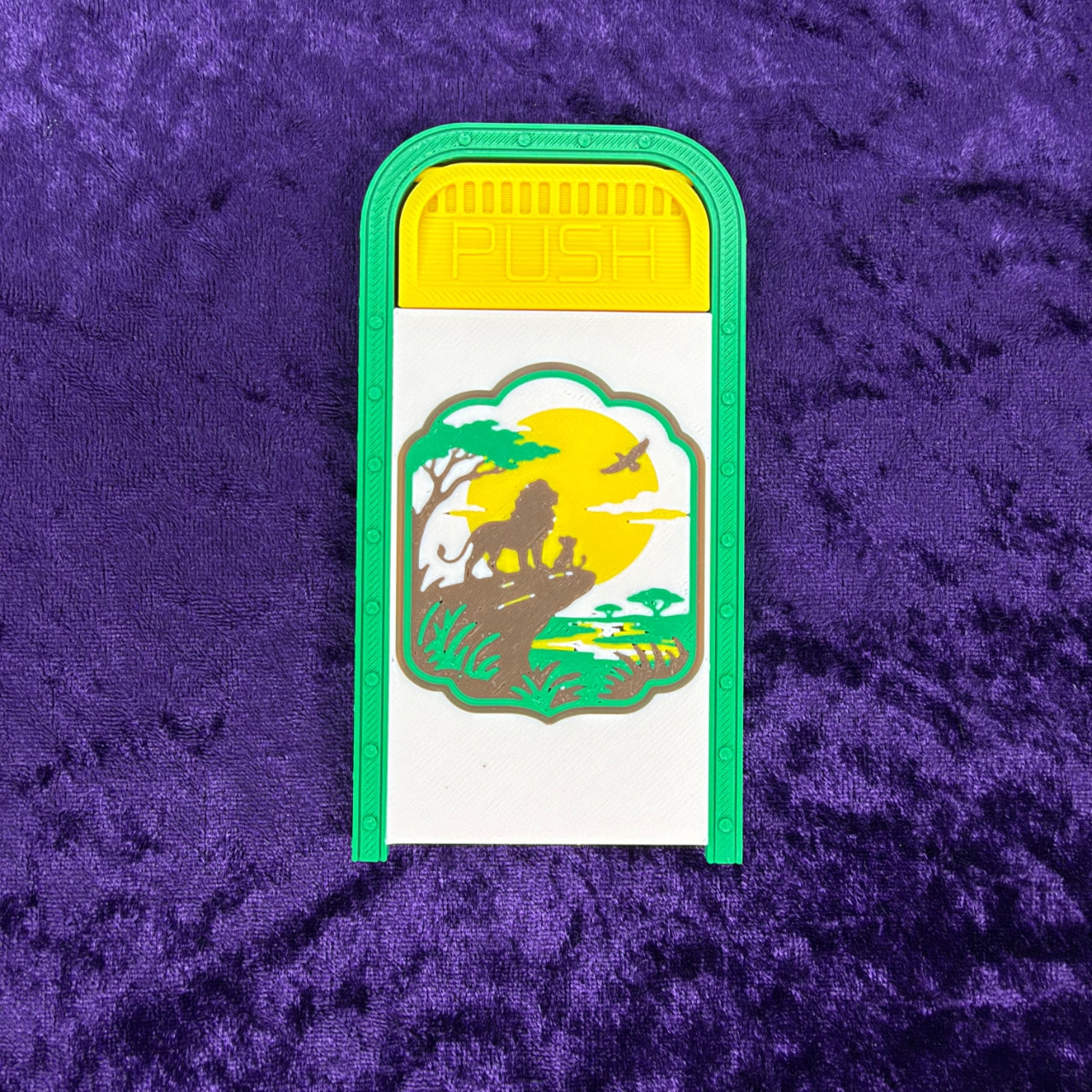Modular Mini Trash Can with Interchangeable Faceplate