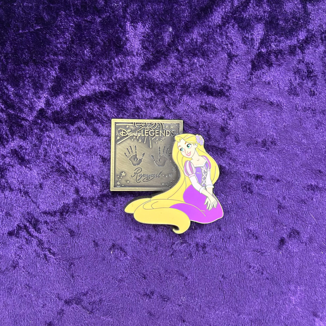 Rapunzel Disney Legends Plaque Pin | TWDC Mystery Series 1