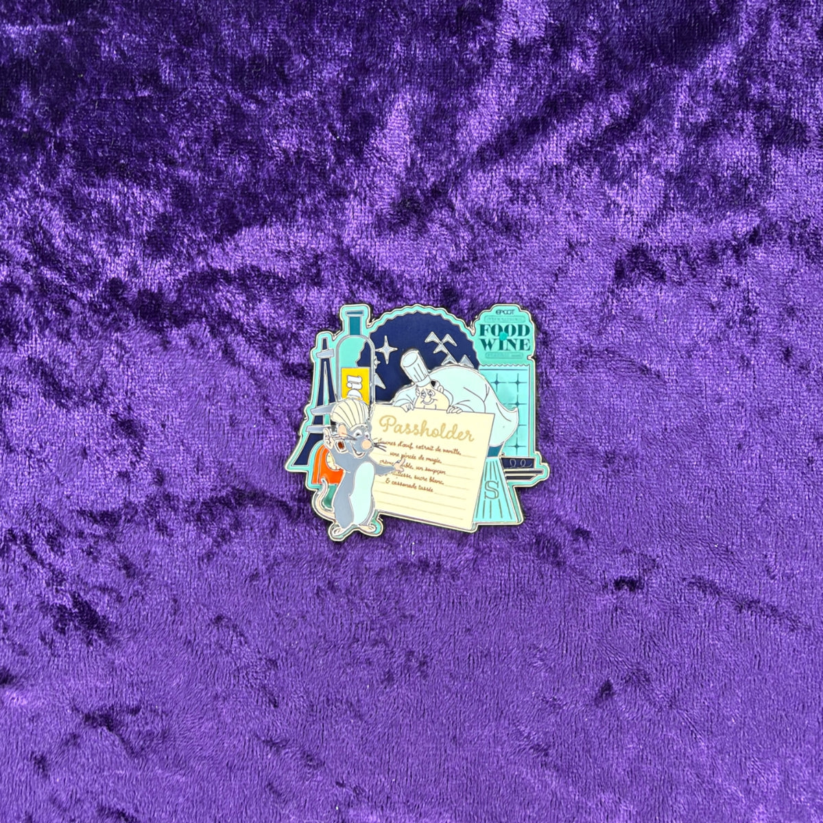 Remy & Emile EPCOT International Food & Wine Festival 2026 Passholder Pin | Limited Release
