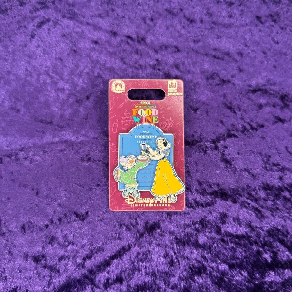 Snow White EPCOT International Food & Wine Festival 2026 Passholder Pin | Limited Release