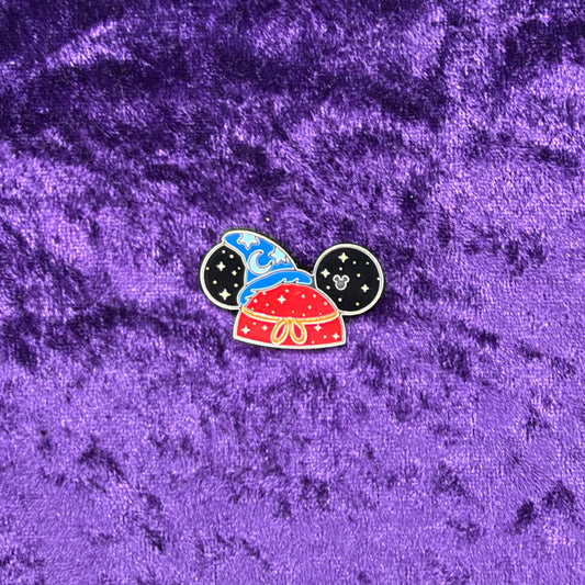 Sorcerer Mickey Headband Chaser Pin | WDW 2025 Wave B Hidden Disney