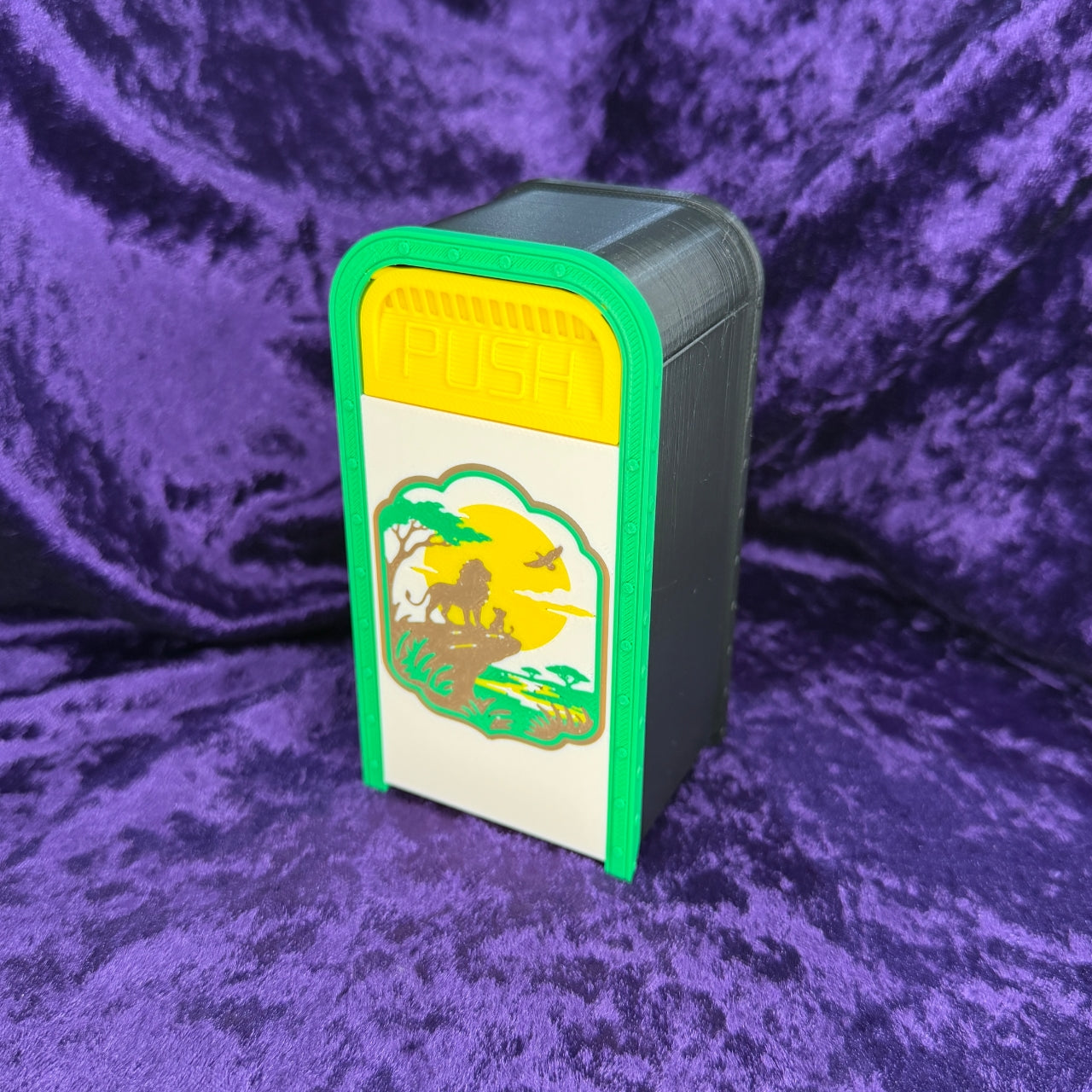 Modular Mini Trash Can with Interchangeable Faceplate